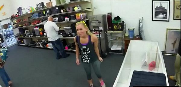  Tight blonde biatch rammed by pawn dude